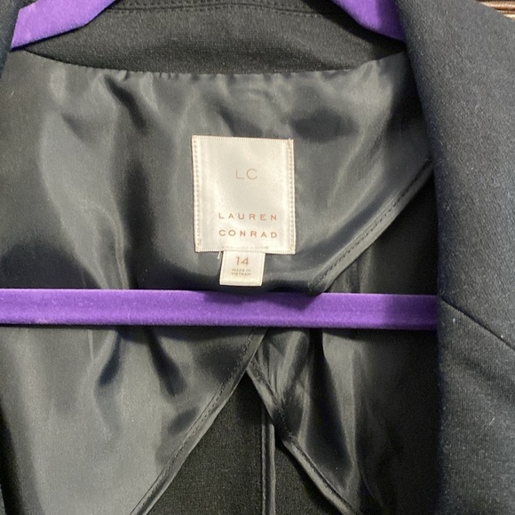 LC Lauren Conrad Ponte Open Front Blazer - Picture 4 of 11